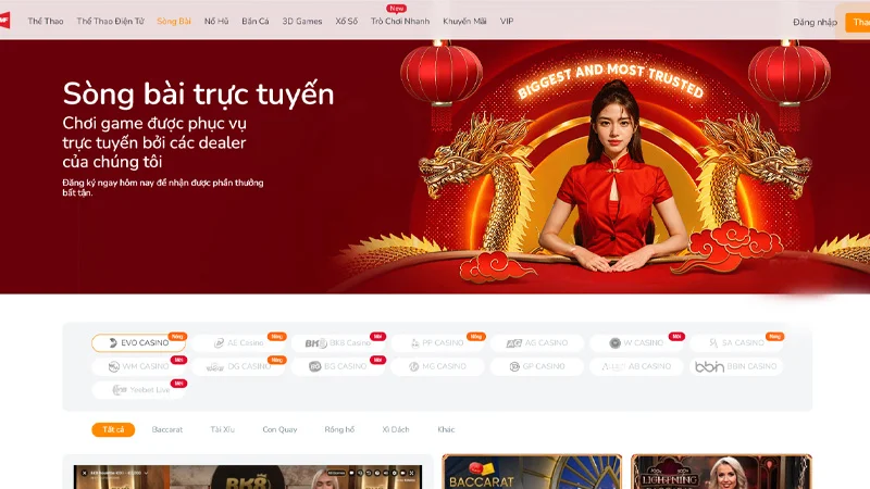 Truy cập vào website chính thức để tiến hành log on